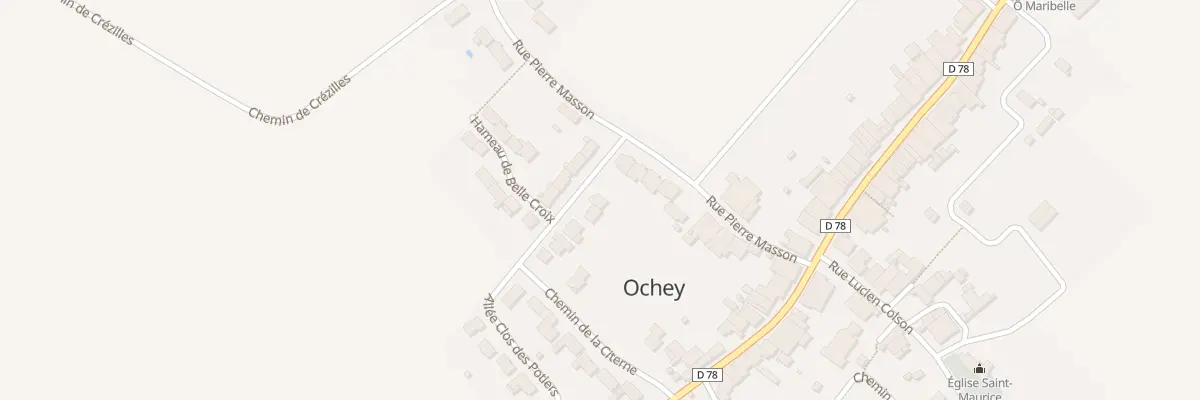 Plan du 1 Ham de Belle Croix à Ochey