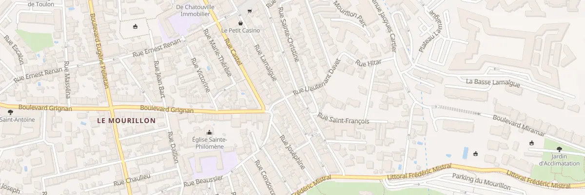 Plan du 60 Bd Sainte Hélène à Toulon