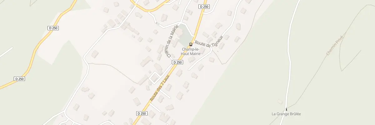 Plan du 2 Lot de l’Eglise au Champ-près-Froges