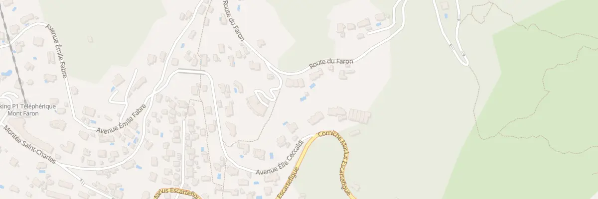 Plan du 976 Rte du Faron à Toulon