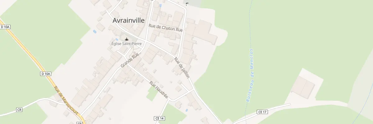 Plan du 5 Rue de Jaillon à Avrainville