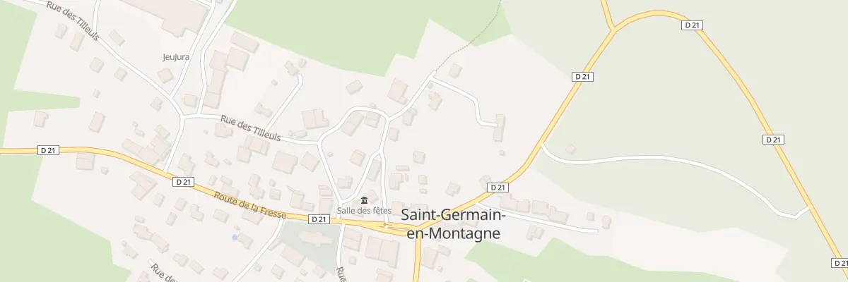 Plan du 8 Rue de l’Ecole à Saint-Germain-en-Montagne