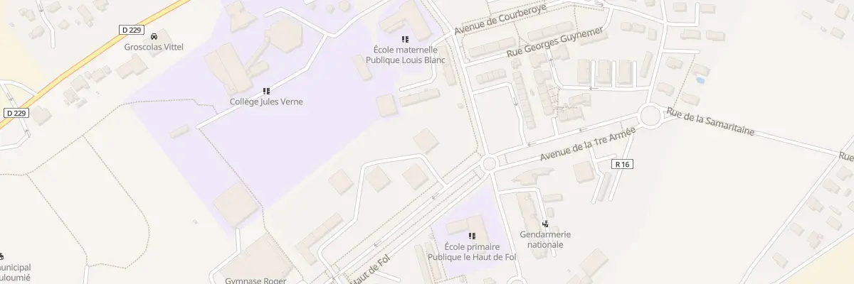 Plan du 12 Rue Saint Exupery à Vittel