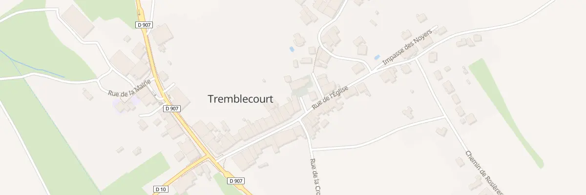 Plan du 29 Rue de l’Eglise à Tremblecourt