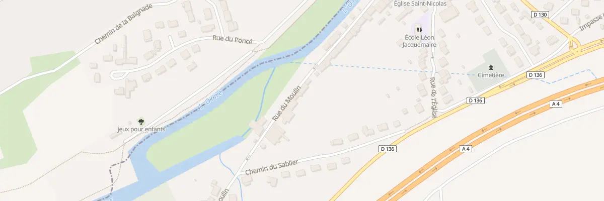 Plan du 97 Rue du Moulin à Moineville