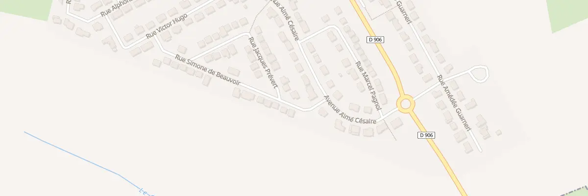 Plan du 2 Rue Simone de Beauvoir à Trieux