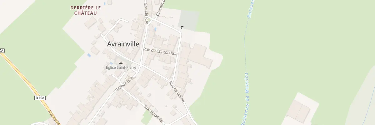 Plan du 8 Rue de la Petite Fontaine à Avrainville