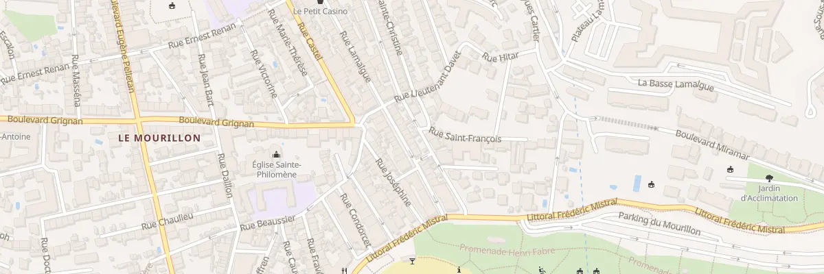 Plan du 72 Bd Sainte Helene à Toulon