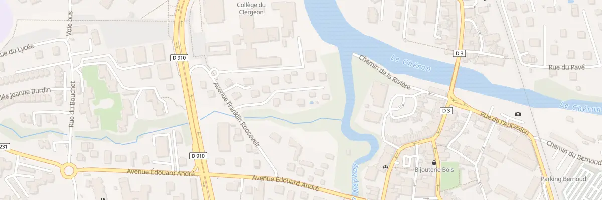 Plan du 6 Cité Chantemerle à Rumilly