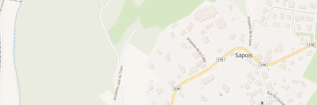Plan du 210 Lot sur la Crete à Sapois