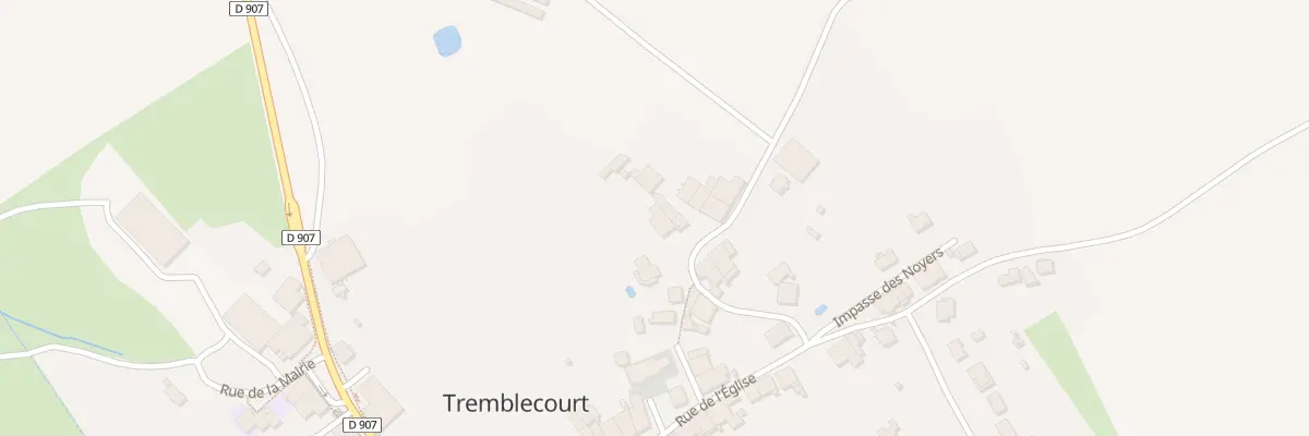 Plan du 3 Pl de la Halle à Tremblecourt