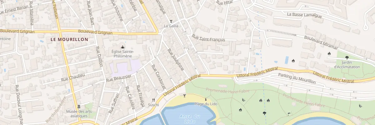 Plan du 87 Bd Sainte Hélène à Toulon