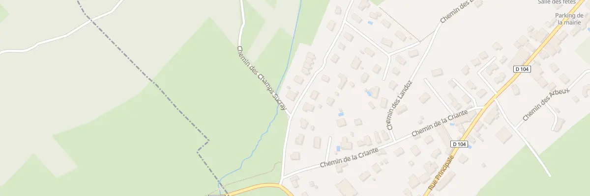 Plan du 1 Rue de Culot à Busy