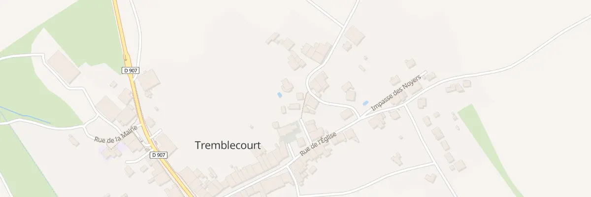 Plan du 7 Sen des Drapiers à Tremblecourt