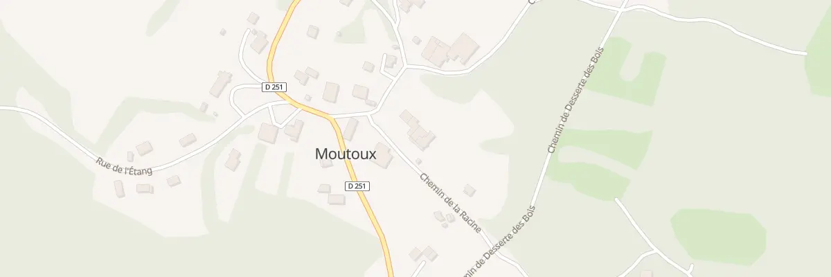 Plan du 5 Chem de la Racine à Moutoux