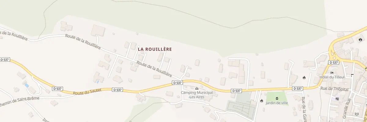 Plan du 6 Rte de la Rouillière à Corps