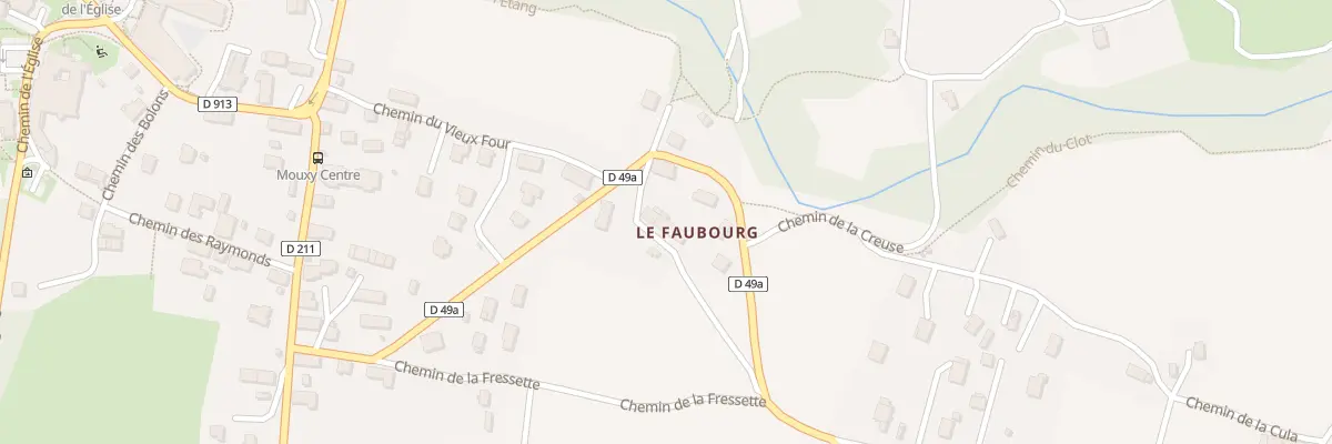 Plan du 5229F Che de la Curia à Mouxy
