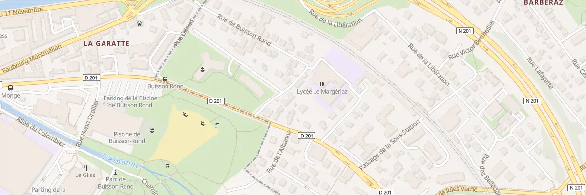 Plan du 34 Rue de buisson rond à Barberaz