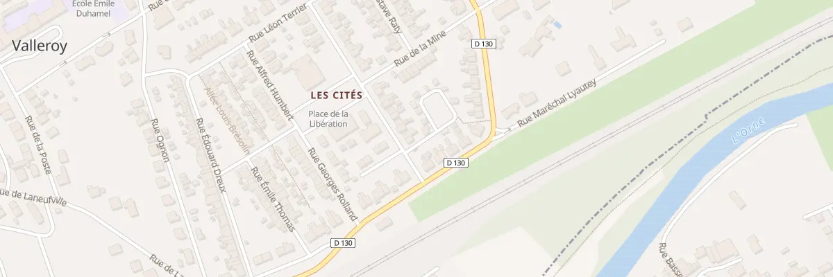 Plan du 2 Rue Alfred Labbé à Valleroy
