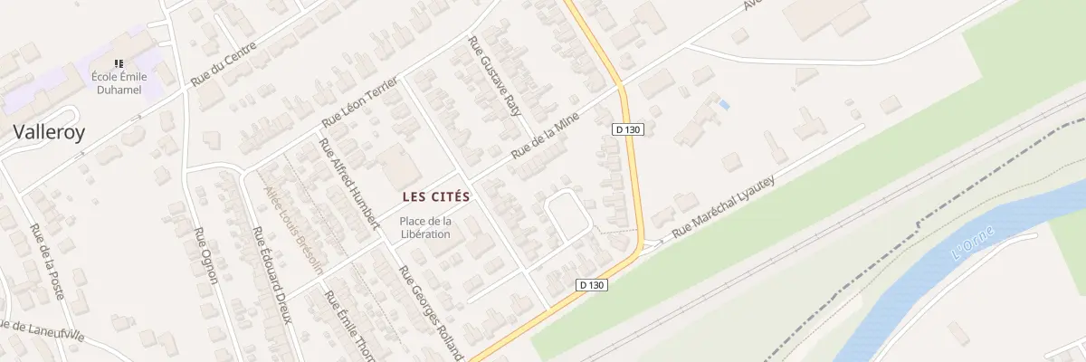 Plan du 6 Rue de la Mine à Valleroy