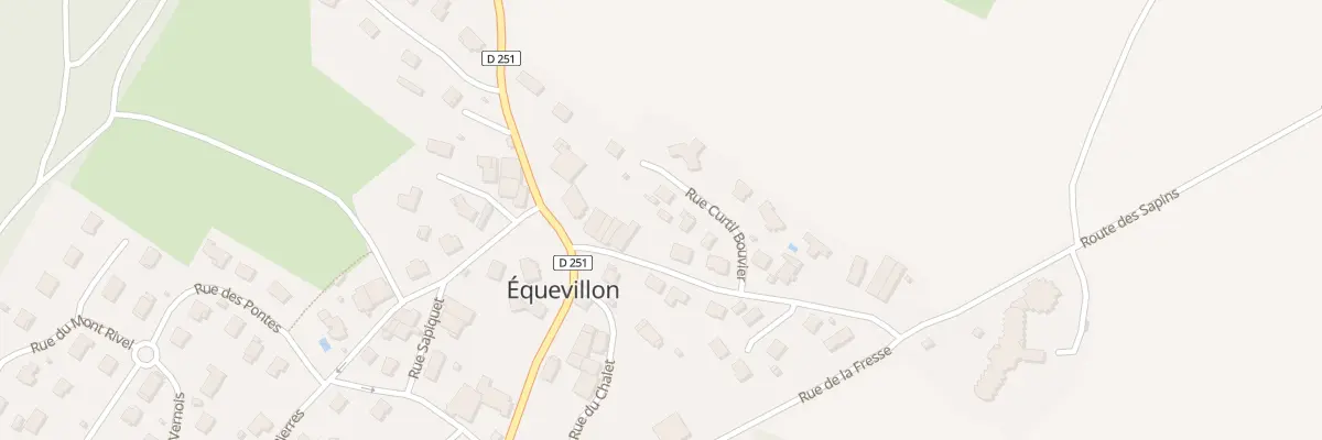 Plan de Curtil Bouvier à Équevillon
