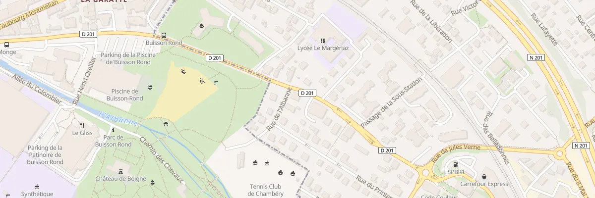Plan du 5 Rte d’Apremont à Barberaz