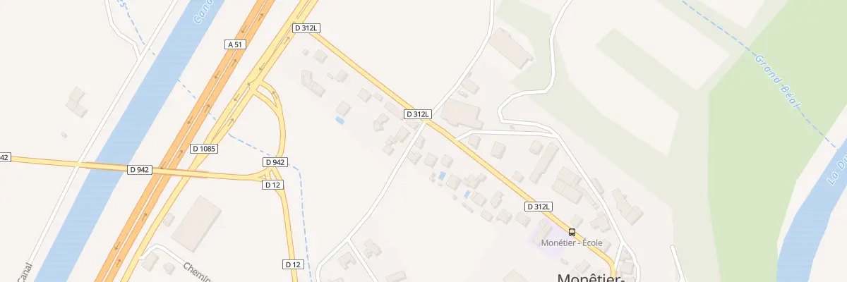Plan du 5109 Notre Dame à Monêtier-Allemont
