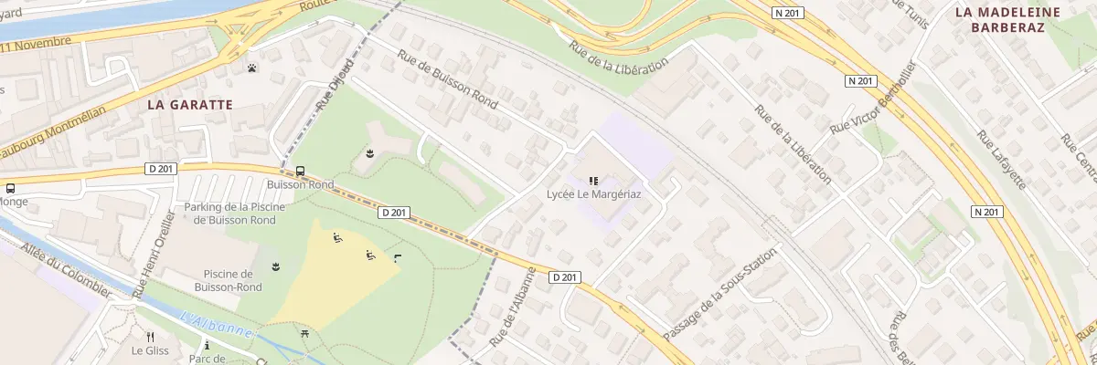 Plan du 30 Rue de buisson rond à Barberaz