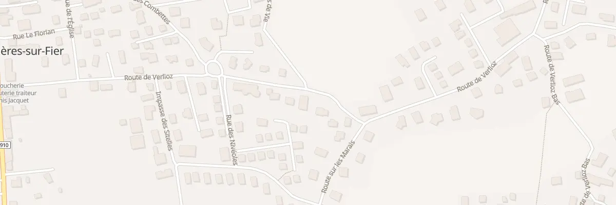 Plan du 510 Rte de Verlioz à Vallières-sur-Fier