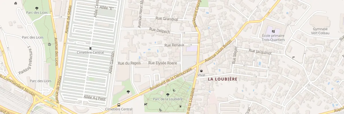 Plan du 8 Rue Elysee Roere à Toulon