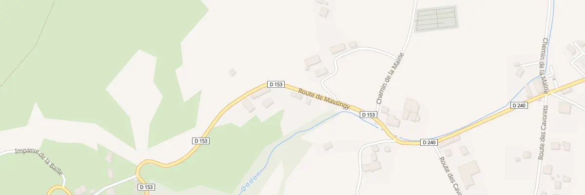 Plan du 781 Rte de Massingy à Bloye