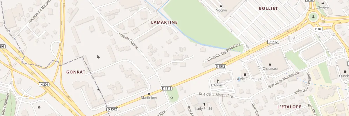 Plan du 343A Che de Gonrat à Bassens