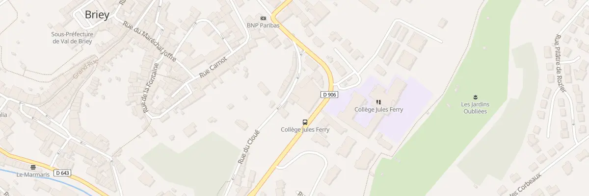 Plan du 3T Rue du Cloué à Val de Briey