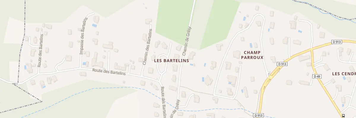 Plan du 60 La pommeraie à Pugny-Chatenod