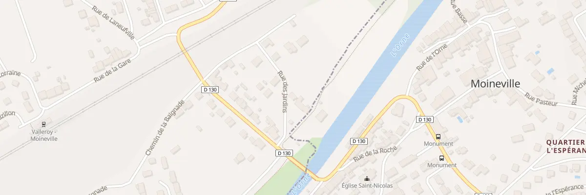 Plan du 4 Rue des Jardins à Valleroy