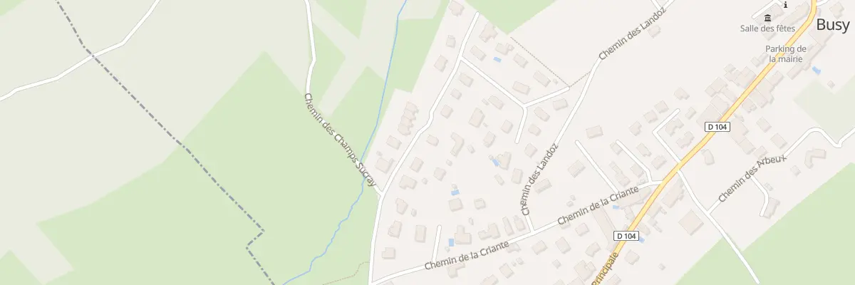 Plan du 8 Rue de Culot à Busy
