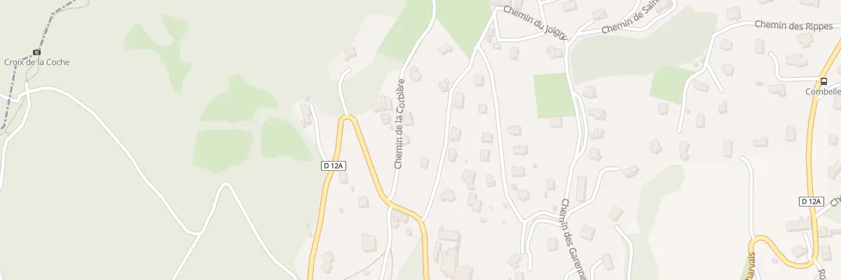 Plan du 64 Che de la Corbière à Saint-Baldoph