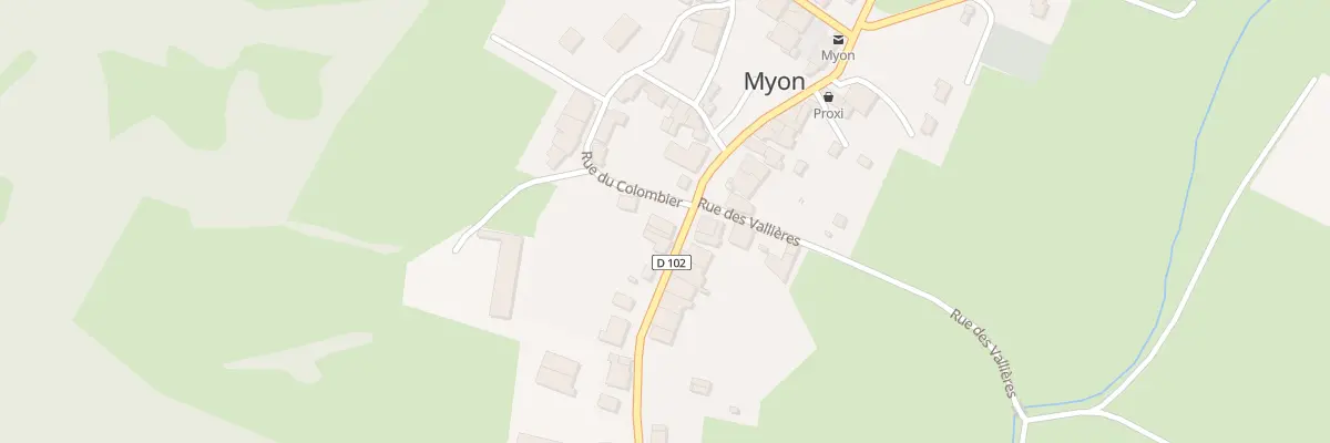 Plan du 2 Rue des Vignes à Myon