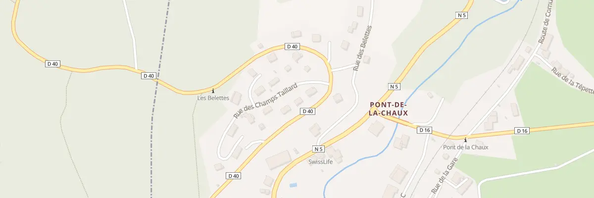 Plan du 3 Lot Champs Taillard à Chaux-des-Crotenay