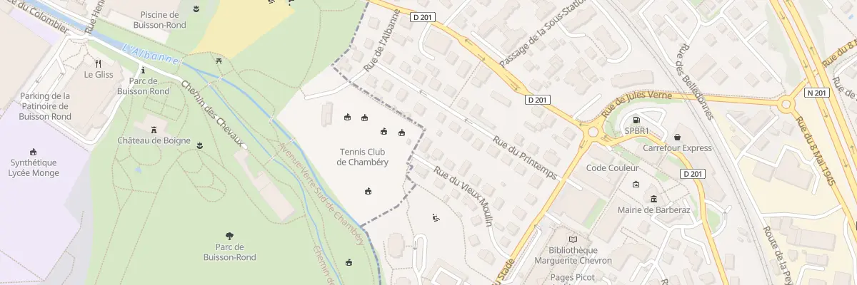 Plan du 14 Rue du vieux Moulin à Barberaz