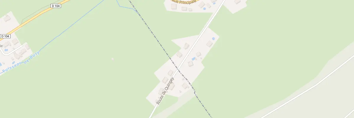 Plan du 4 Voie Romaine à Busy