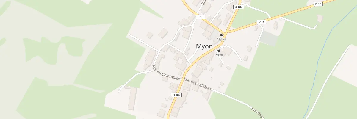 Plan du 12 Rue du Colombier à Myon