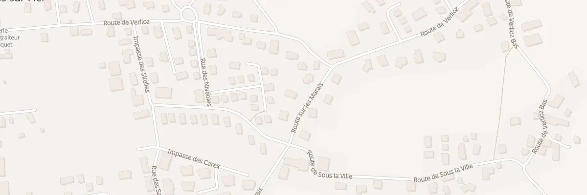Plan du 713 Rte de sur les Marais à Vallières-sur-Fier
