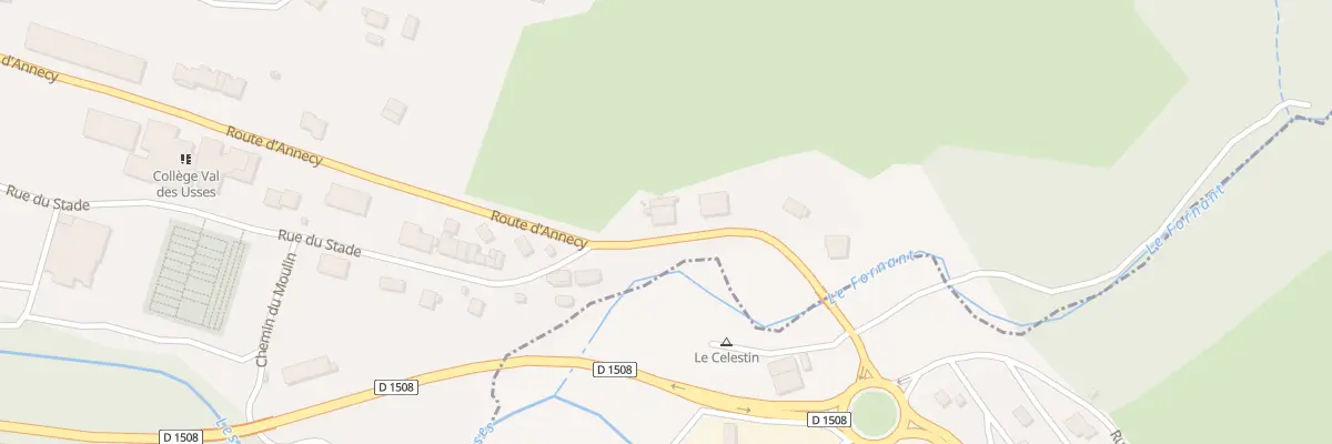 Plan du 741 Rte d’Annecy à Frangy