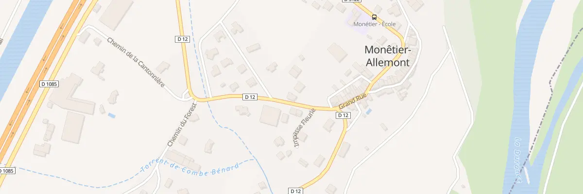 Plan du 5034 Le Village à Monêtier-Allemont