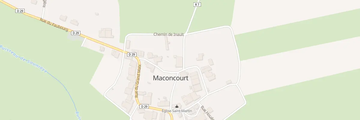 Plan du 16 Rue Haute à Maconcourt