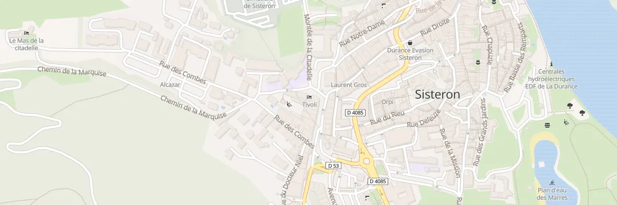 Plan du 137 Rue de Provence à Sisteron