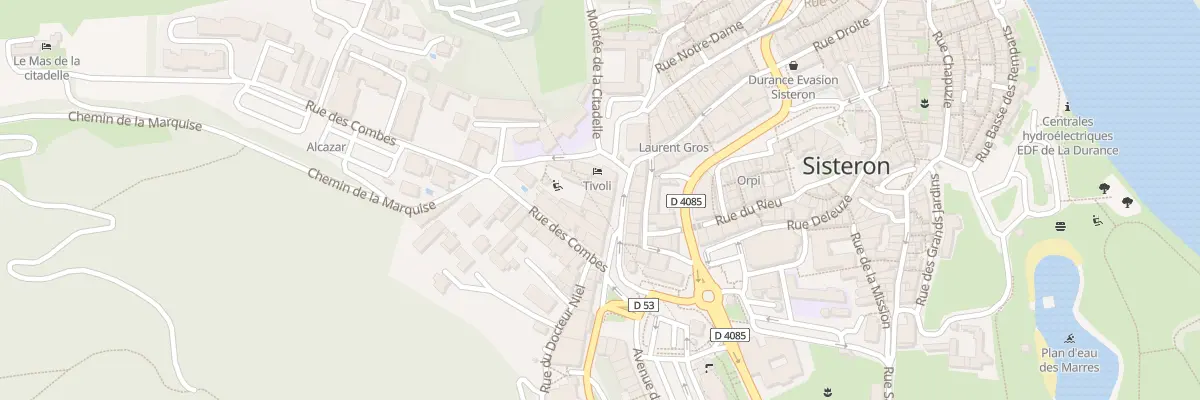 Plan du 121 Rue de Provence à Sisteron