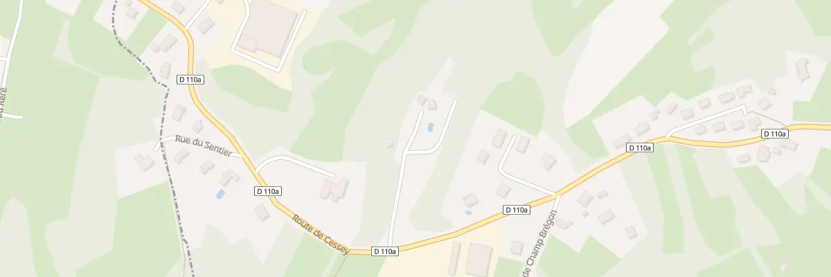 Plan du 64 Rte de Cessey à Charnay