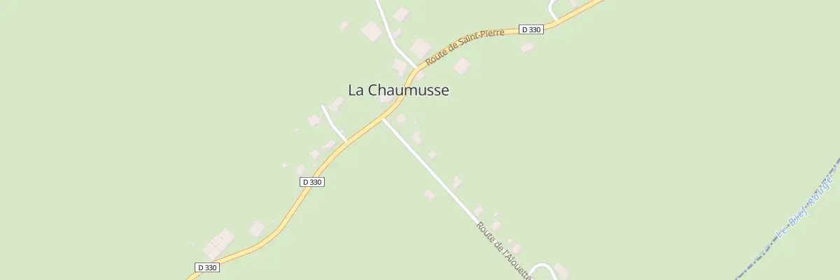 Plan du 1 Rte de l’Alouette à La Chaumusse